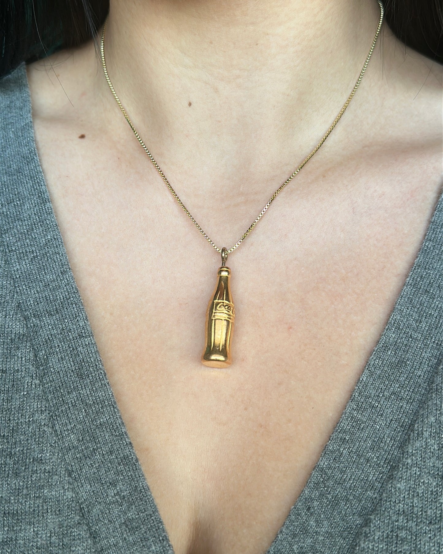 Upcycled Coke Bottle Pendant Necklace