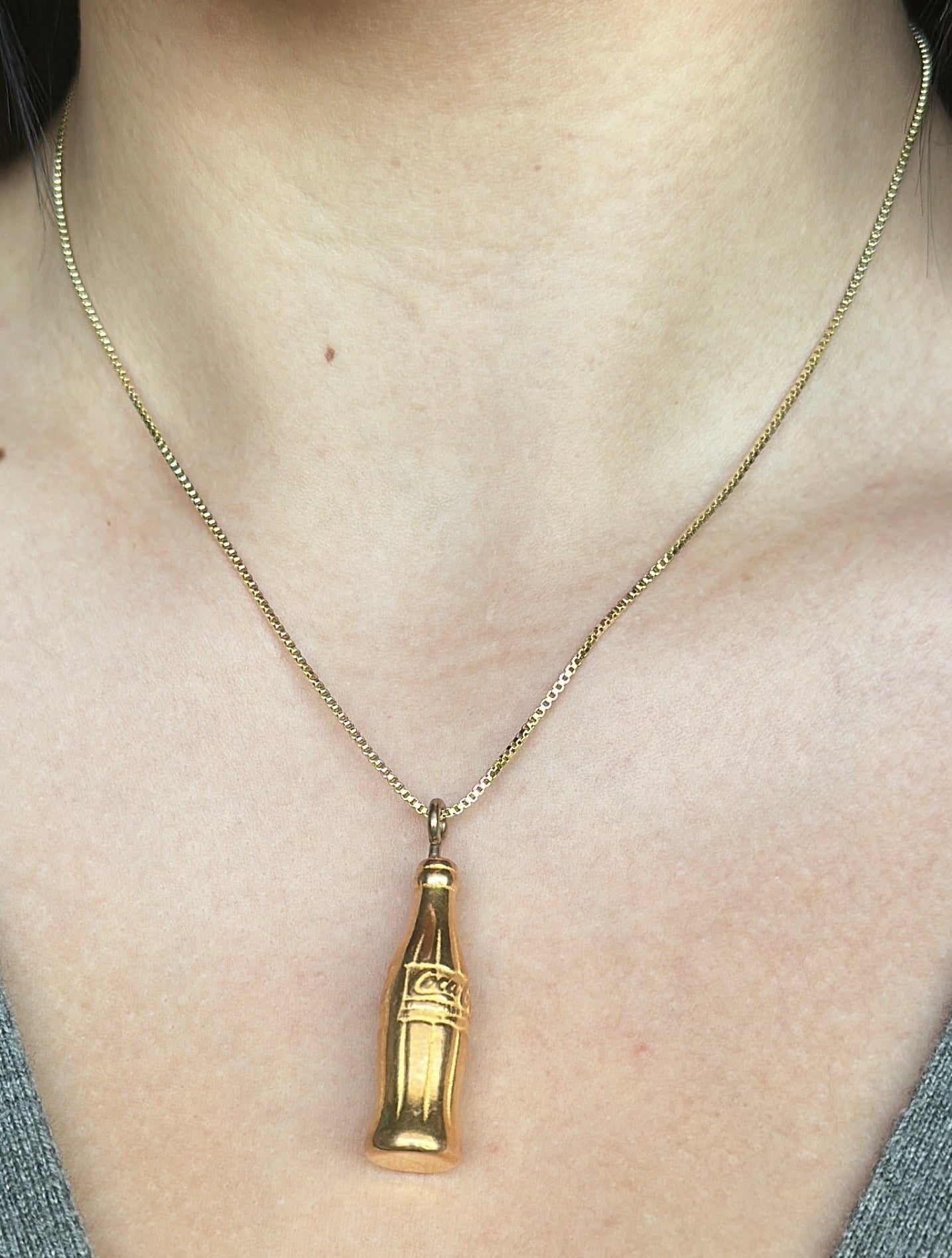 Upcycled Coke Bottle Pendant Necklace